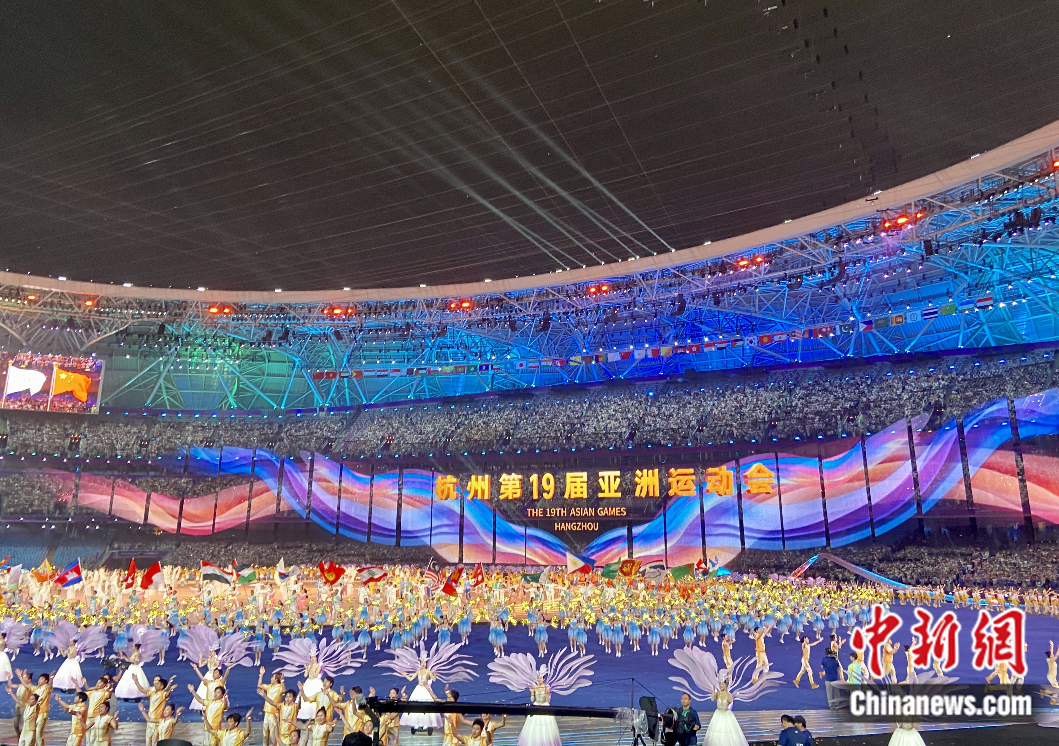 耀世娱乐：（杭州亚运会）数字烟花、香气四溢 杭州亚运会开幕式“刷新”亚运史
